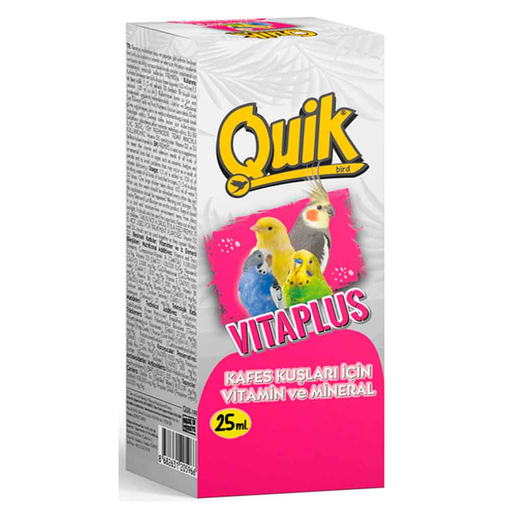 Quik Vita Plus Kuş Vitamini 25 ml